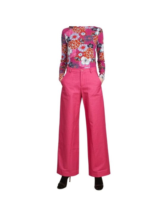 The Kit Pants - The Kit Tracee Wide Leg Pants Size 4 Pop Pink